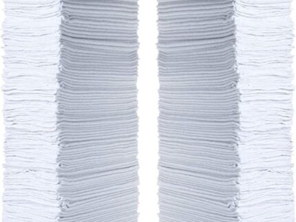 79100 Shop Towels, 14"x12", Basic White, 50 Count